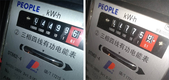 原電機(jī)運行時間及電表走數(shù)